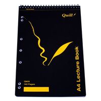 Lecture Book Quill Q905 A4 Top Opening 140 Page Pack 10