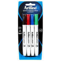 Whiteboard Marker Artline Supreme 1.5mm Easy Grip Pack 4 Assorted EPF507/K/4PWV1 