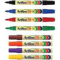 Marker Artline 70 Bullet Point in Eight Assorted Colours Box 12 