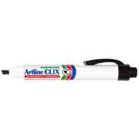 Marker Artline Clix Retractable Chisel EK93 Black Box 12