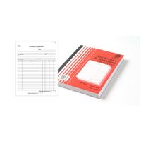 Invoice and Statement Tax Book Olympic 627 Triplicate 254mm x 200mm