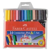 Connector Pen Faber Art Set Pack 14 Assorted Colours 
