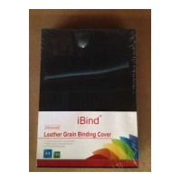 Binding Cover A4 300gsm Leathergrain Black Razorline 12000 Pack 100 