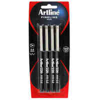 Pen Artline 200 0.4 Fine Black Card 4