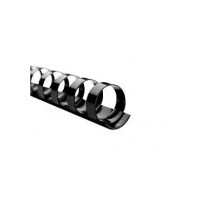 Binding Coil 6mm Plastic Black Razorline 12100 Box 100