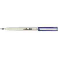 Pen Fineliner Artline 210 0.6mm Medium EK210N Box 12 Blue 