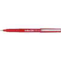 Pen Fineliner Artline 220 0.2mm Superfine EK220N Box 12 Red 