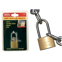 Padlock Long Shackle 25mm 122035