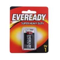 Battery Eveready Black Super Heavy Duty 9 Volt 1222BP1 Card 1