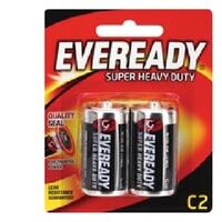 Battery Eveready Black Super Heavy Duty C 1235BP2 Card 2