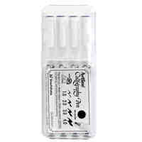 Calligraphy Pen Artline EK2404W / EK240N4PSH1 Black in Wallet of 4 sizes 1.0/2.0/3.0/4.0 