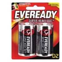 Battery Eveready Black Super Heavy Duty D 1250BP2 Card 2