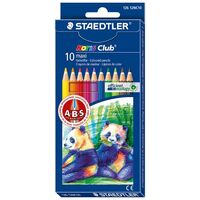 Pencil Staedtler Noris Club Coloured Maxi Learners 823C10N/ 12612NC10 Pack 10 