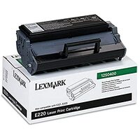 LEXMARK BLACK RETURN PROGRAM TONER YIELD 2500 PAGES FOR E220