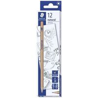 Pencil Staedtler Natural Wood 130 60 N0 Graphite 2B Box 12 