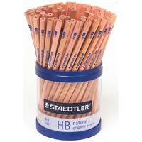 Pencil Staedtler Natural Wood 130 60N2KP Graphite HB Tub 100 