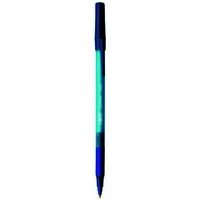 Pen Bic Soft Feel Stic Capped 13101 Blue Box 12 