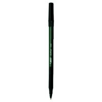 Pen Bic Soft Feel Stic Capped 13102 Black Box 12