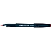 Pen Artline Ergoline 3400 0.4 Fine Line Red Box 12 