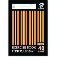 Exercise Book A4 8mm Ruled 48 Page Olympic 140748/00404 Pack 20 