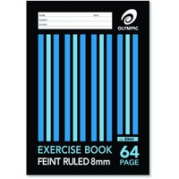 Exercise Book A4 8mm Ruled 64 Page Olympic 140749/00406 Pack 20 