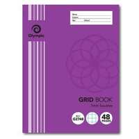 Exercise Book 225 x 175mm 7mm Grid 48 Page Olympic 140791/02862 Pack 20 