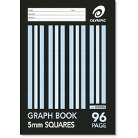 Graph Book A4 5mm 96 Page Olympic 03665 Pack 10 