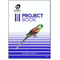 Project Book 335 x 245mm 8mm Ruled 24 Page Olympic 523 04210 Pack 10 