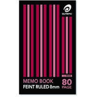 Memo Book Olympic 80 Page 165 x 100mm 140848/04779 