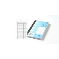 Docket Book Olympic No 8 Dublicate Carbon Blue 142816/140889/08381 205mm x 125mm 