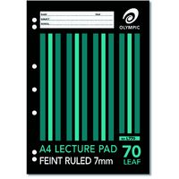 Lecture Pad A4 70 Leaf Olympic 141290/ 124006 Pack 10 