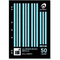 Looseleaf Refill Reinforced A4 Olympic 2mm Stripe Graph 141414 Pack 50