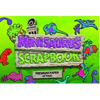 Scrap Book 168 x 240mm 64 Page Olympic Minisaurus Bond 142470 Pack 10