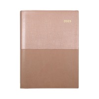 Diary Collins Vanessa Wiro A4 Day to a Page Rose Gold Y2025