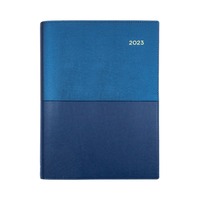 Diary Collins Vanessa Wiro A4 Day to a Page Blue Y2025