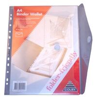 Pocket Binder A4 Colby 146A Clear