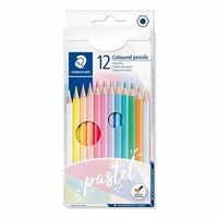 Pencil Staedtler Coloured Pastel Pack 12 146C12PA 