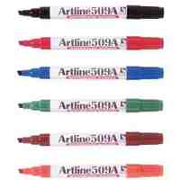 Whiteboard Marker Artline 509A Chisel Point Assorted Box 12