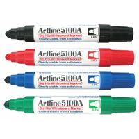 Whiteboard Marker Artline 5100A Big Nib 5mm Bullet Black