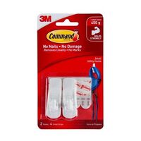 Command Adhesive 3M Hook Small Pack 2 17002