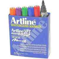 Whiteboard Marker Artline 577 Bullet Point Assorted Box 12