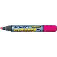 Whiteboard Marker Artline 579 Chisel Point Pink Box 12