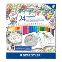 Pencil Staedtler Ergosoft Colour 157C24JB Wallet 24 Johanna Basford