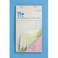 Restaurant Docket Book Zions SM Type Carbonless Quadruple 15Q