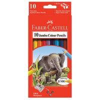 Pencil Faber Castell Jumbo Colour with Sharpener 111610 Pack 10 