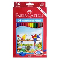 Watercolour Pencil Faber Castell Red Range Pack 36 