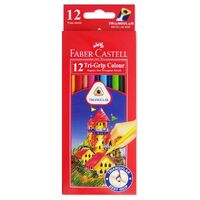 Pencil Colouring Triangular Faber Castell 115853 Tri Colour Pack 12 