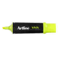 Highlighter Artline Vivix Yellow Box 10 