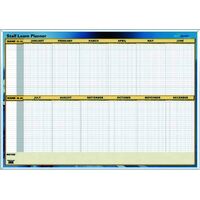 Staff Leave Planner Debden Writeraze 16800 Framed 1000mm x 700mm
