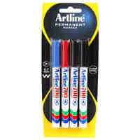 Marker Artline 700 Extra Fine Point Pack 4 Assorted 